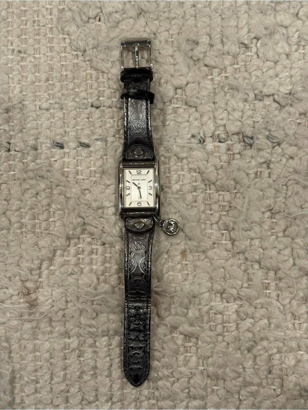 Michael Kors Vintage Metallic Leather Charm Watch MK-2247